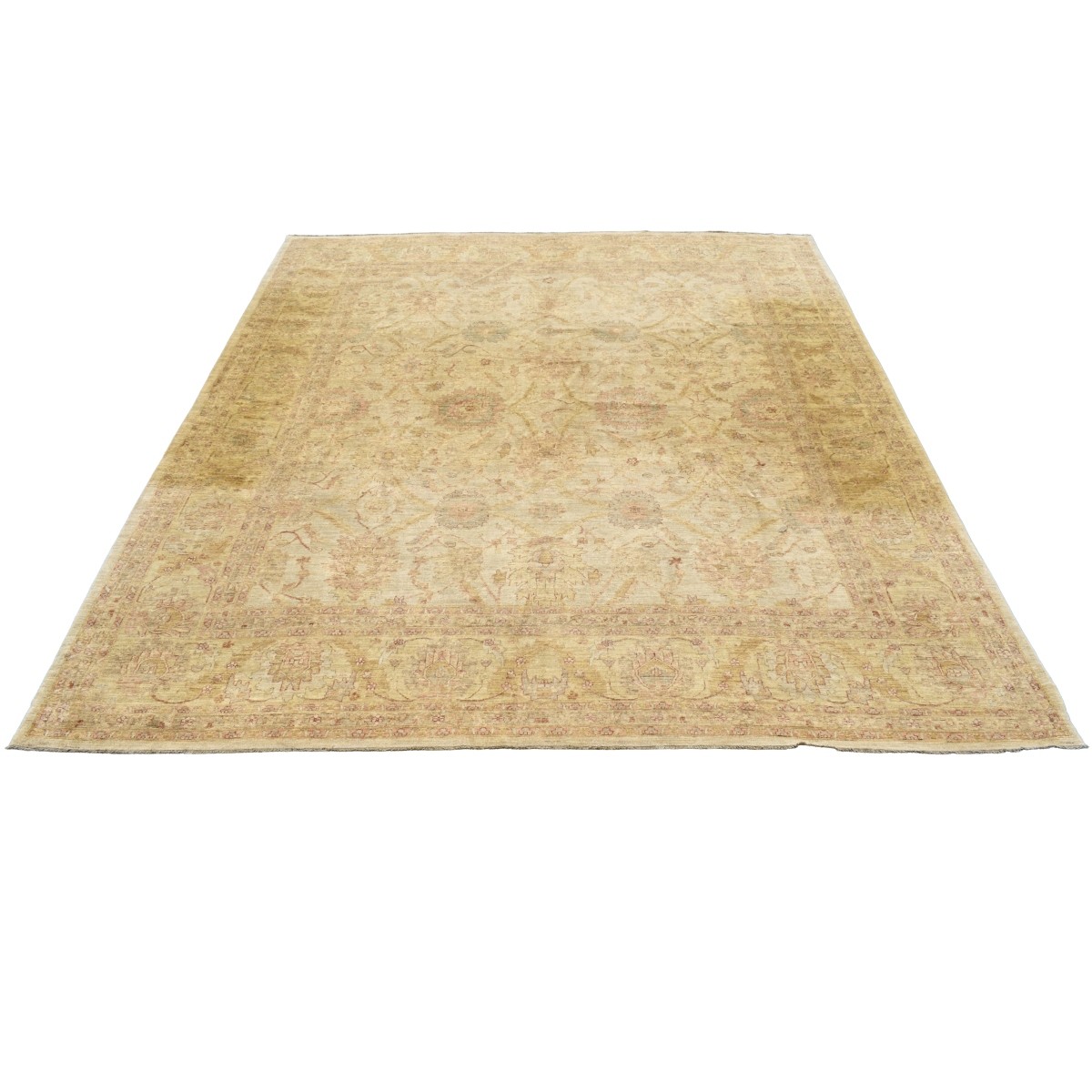 Modern Oushak Wool Carpet