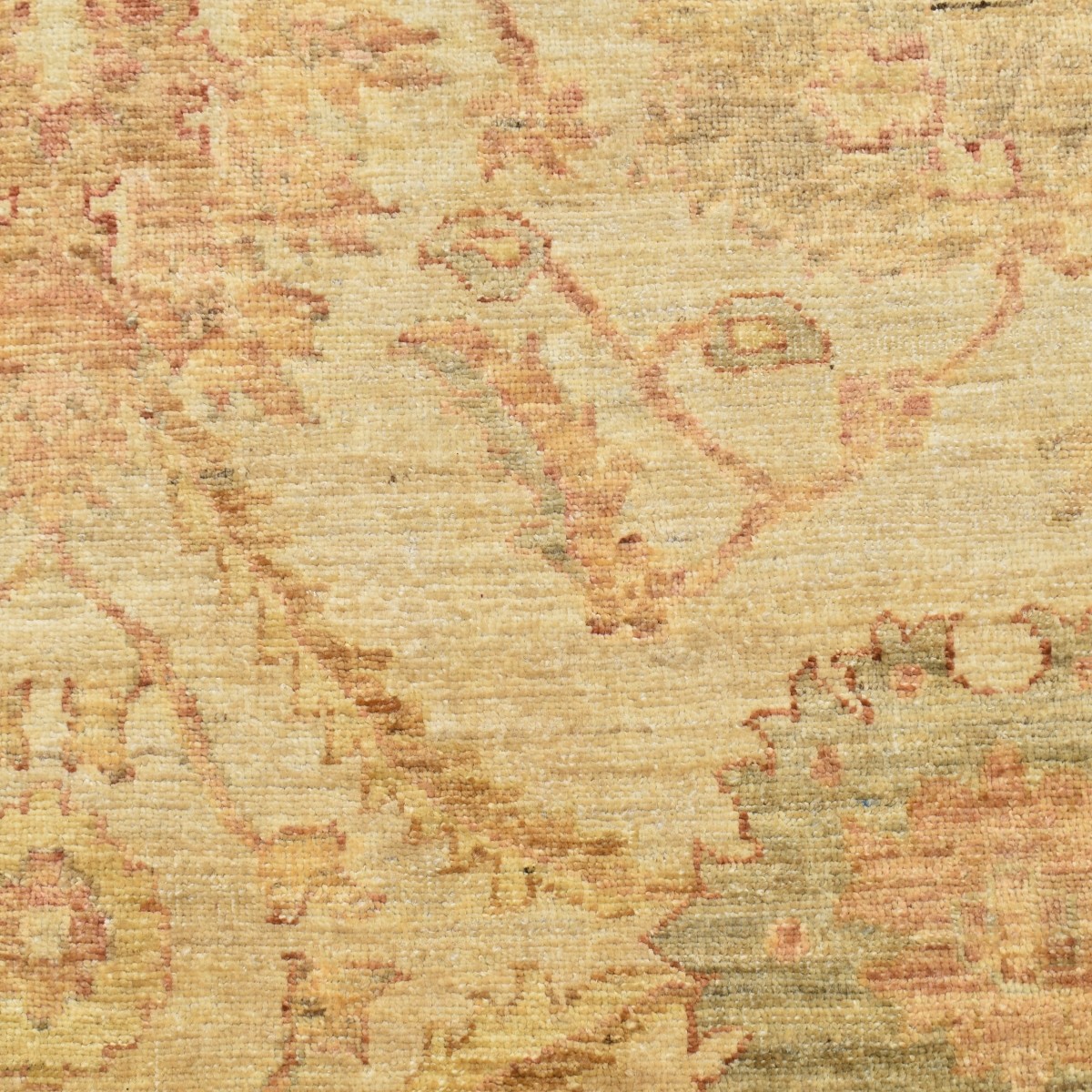 Modern Oushak Wool Carpet
