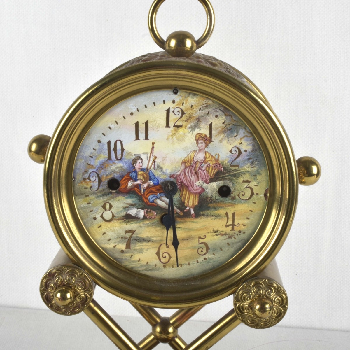 Vintage Brass Mantle Clock