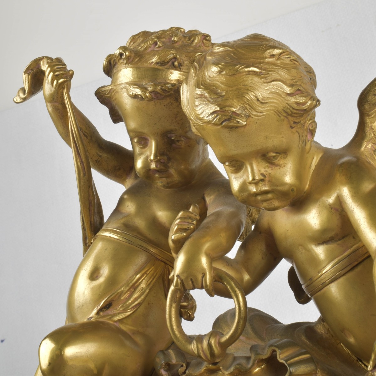 French 19th Century Gilded Bronze Clock