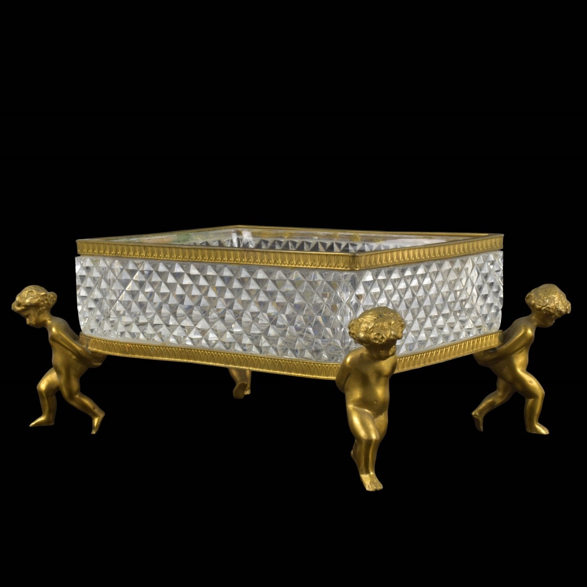 Antique French Baccarat Style Box
