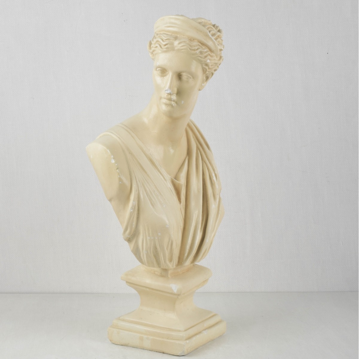 Plaster Bust of a Greek Goddess