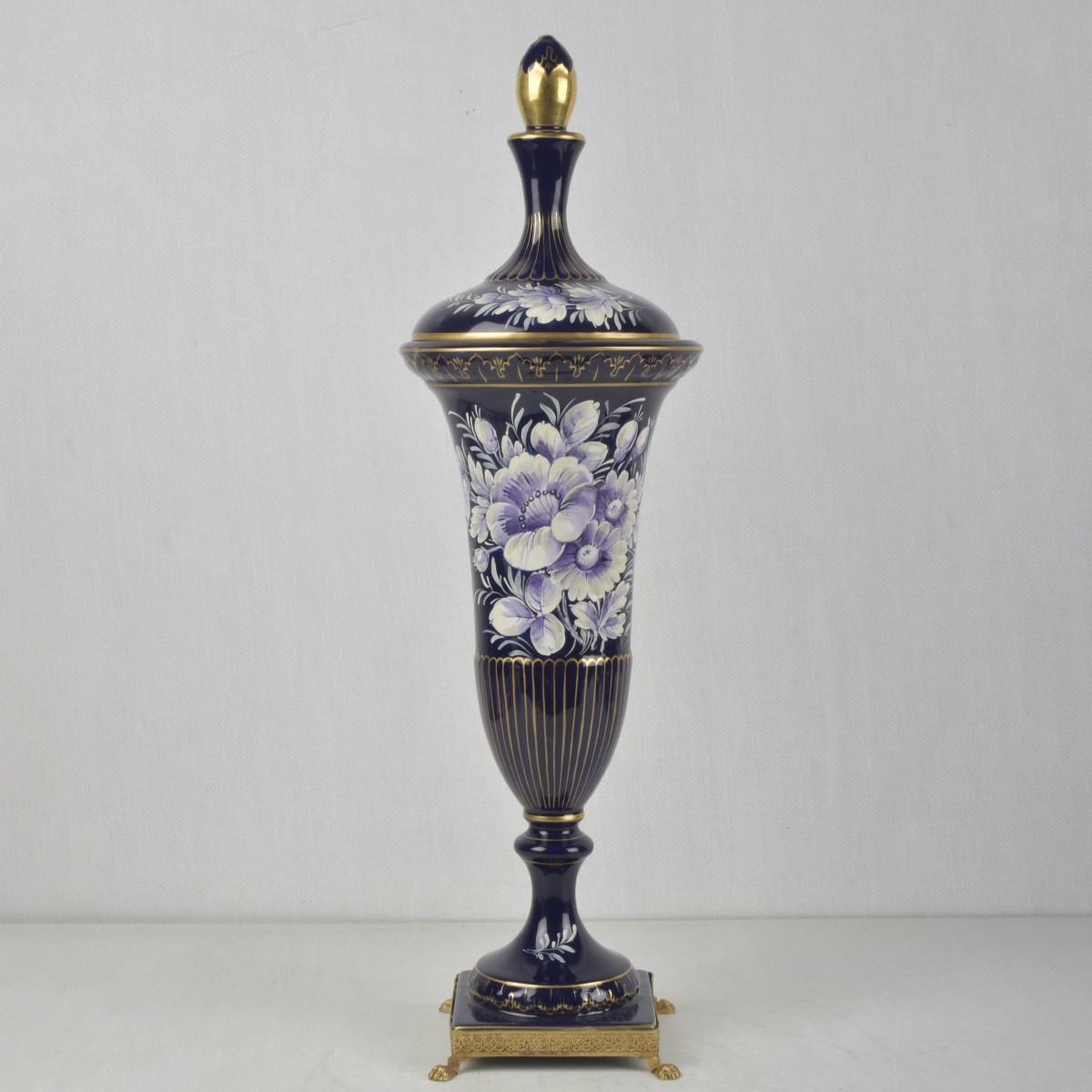 Vintage Keramos Italian Capodimonte Vase