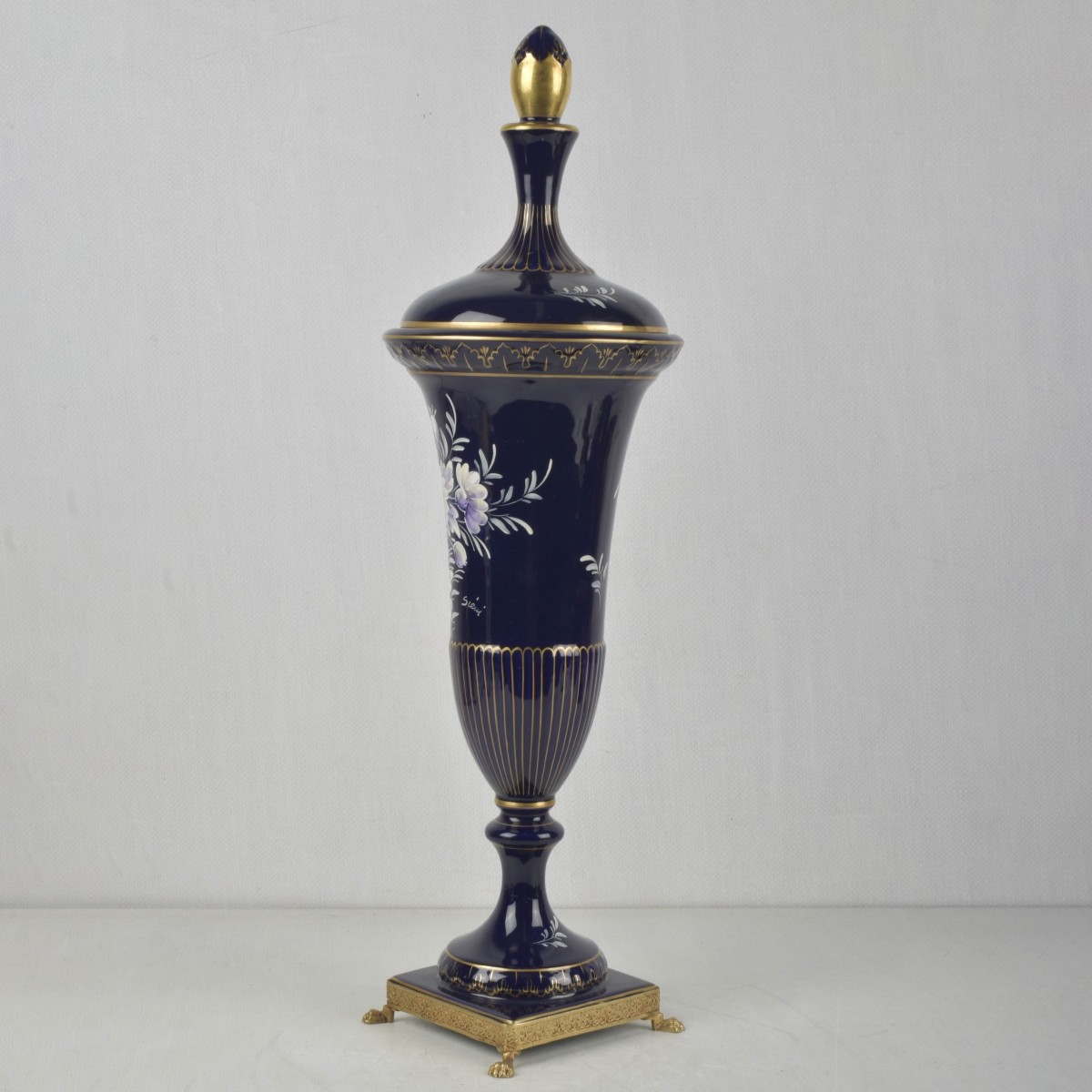 Vintage Keramos Italian Capodimonte Vase