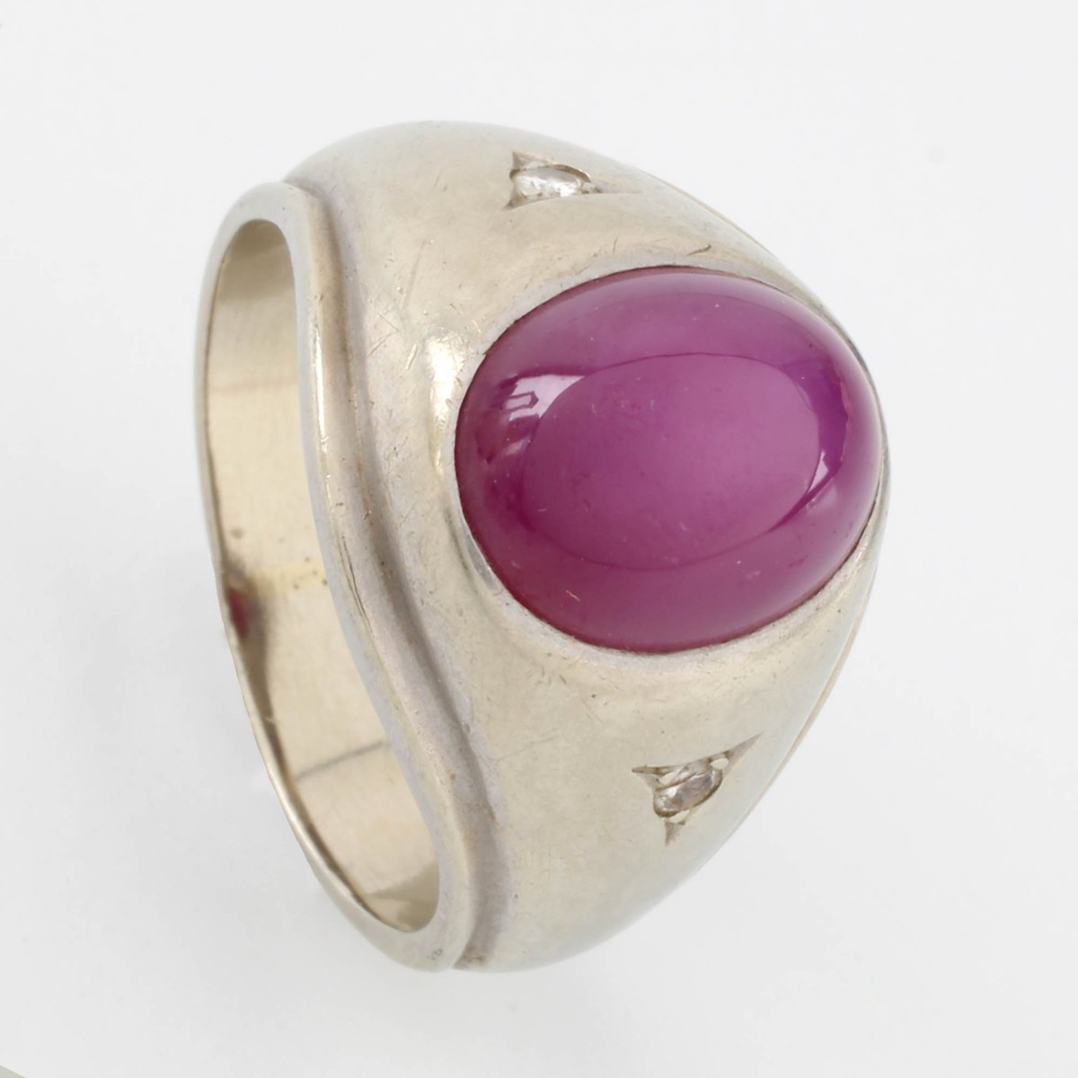 Star Ruby and 14K Ring