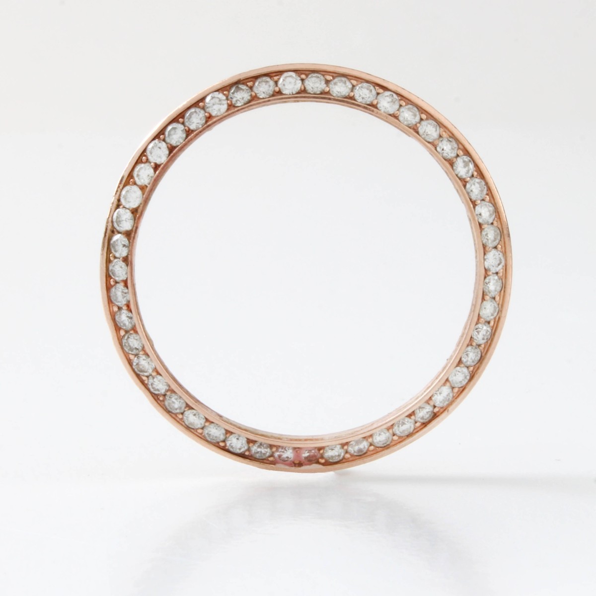 Diamond and 10K Watch Bezel