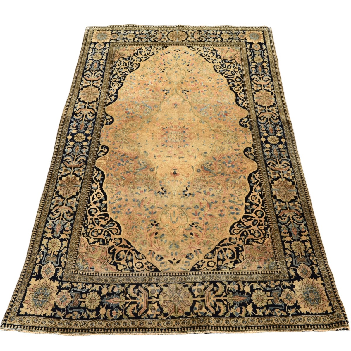 Antique Persian Saroukk Rug