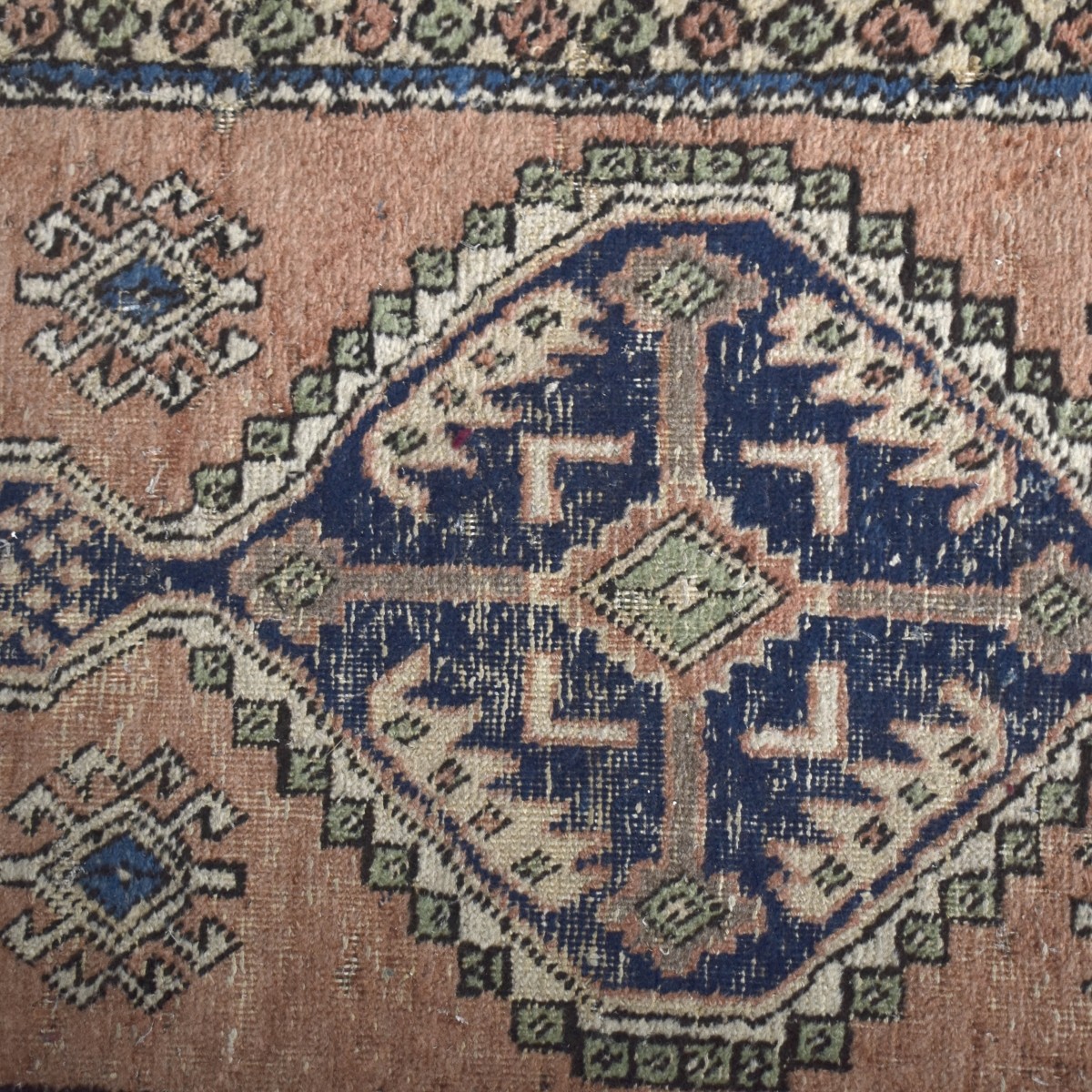 Semi-antique Turkish Wool Rug