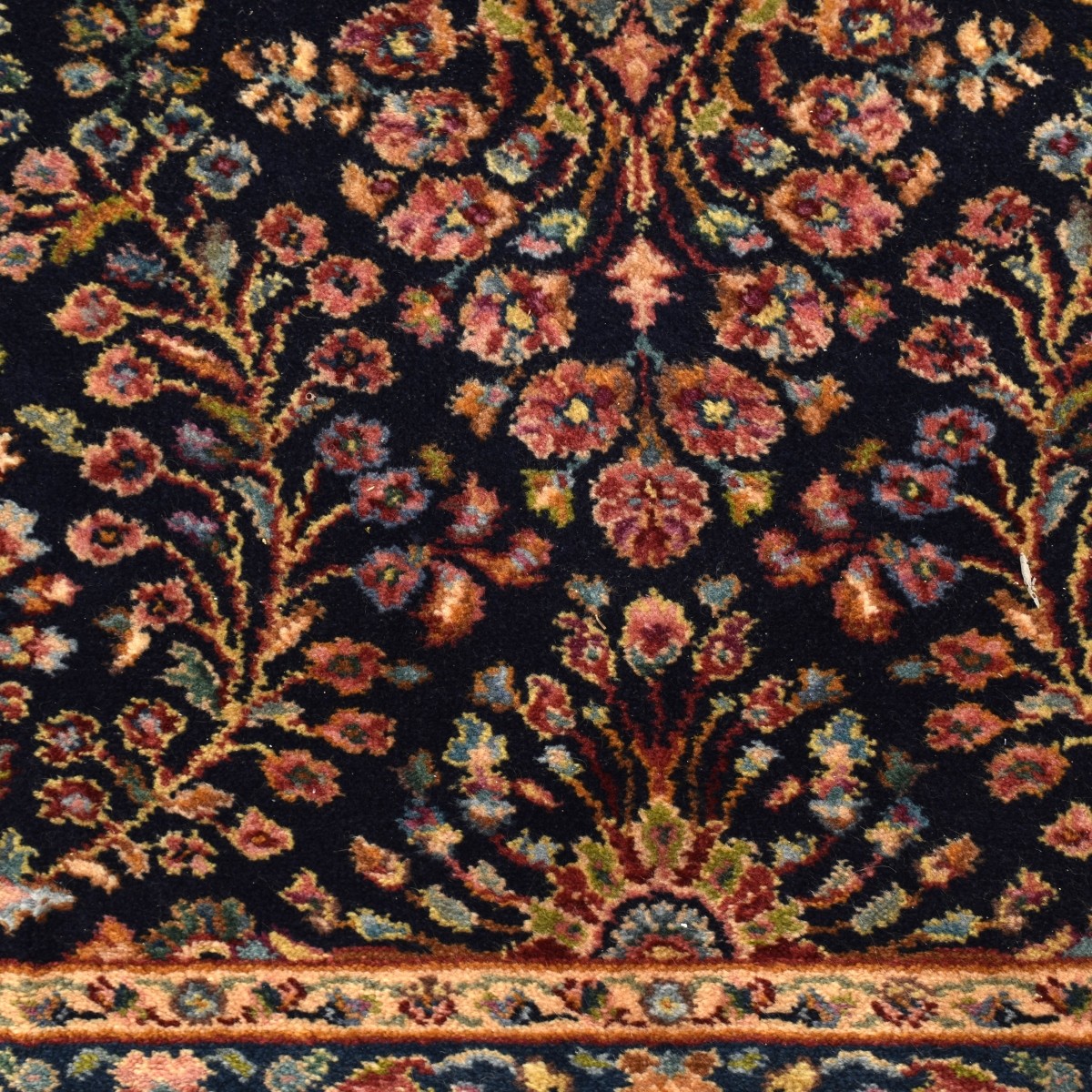 Vintage Karastan Serapi Wool Rug