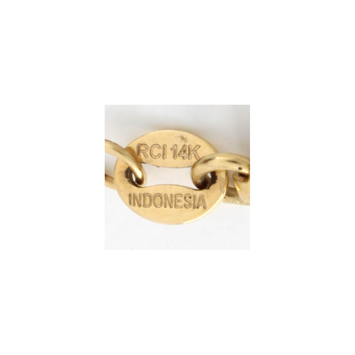 14 K Yellow Gold and Diamond Necklace