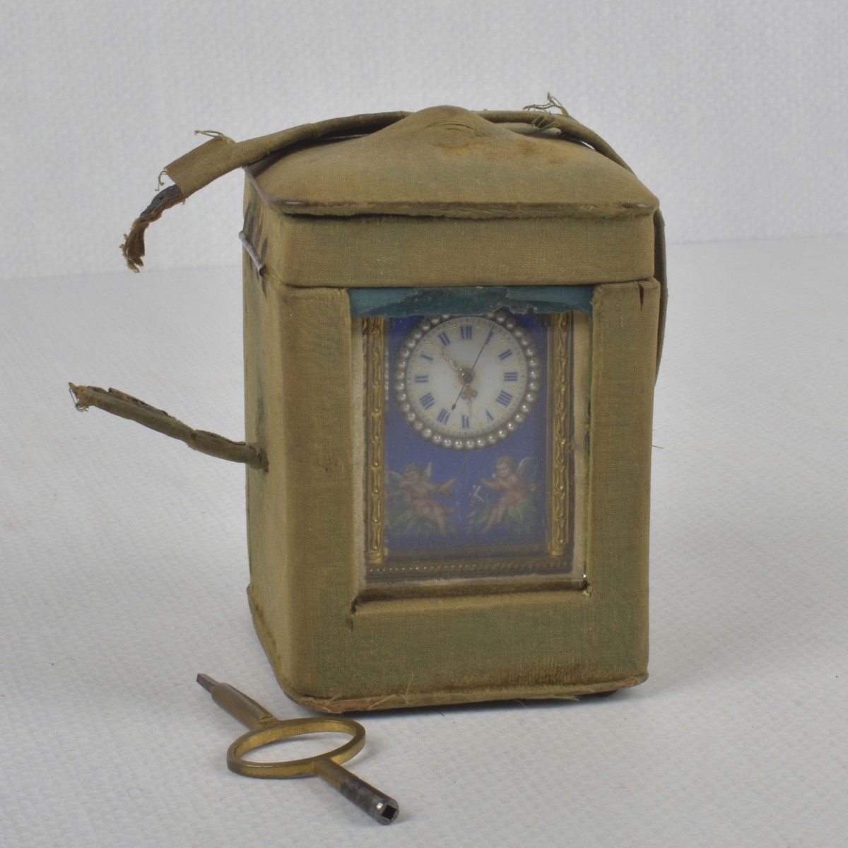 French Miniature Sonnerie Carriage Clock