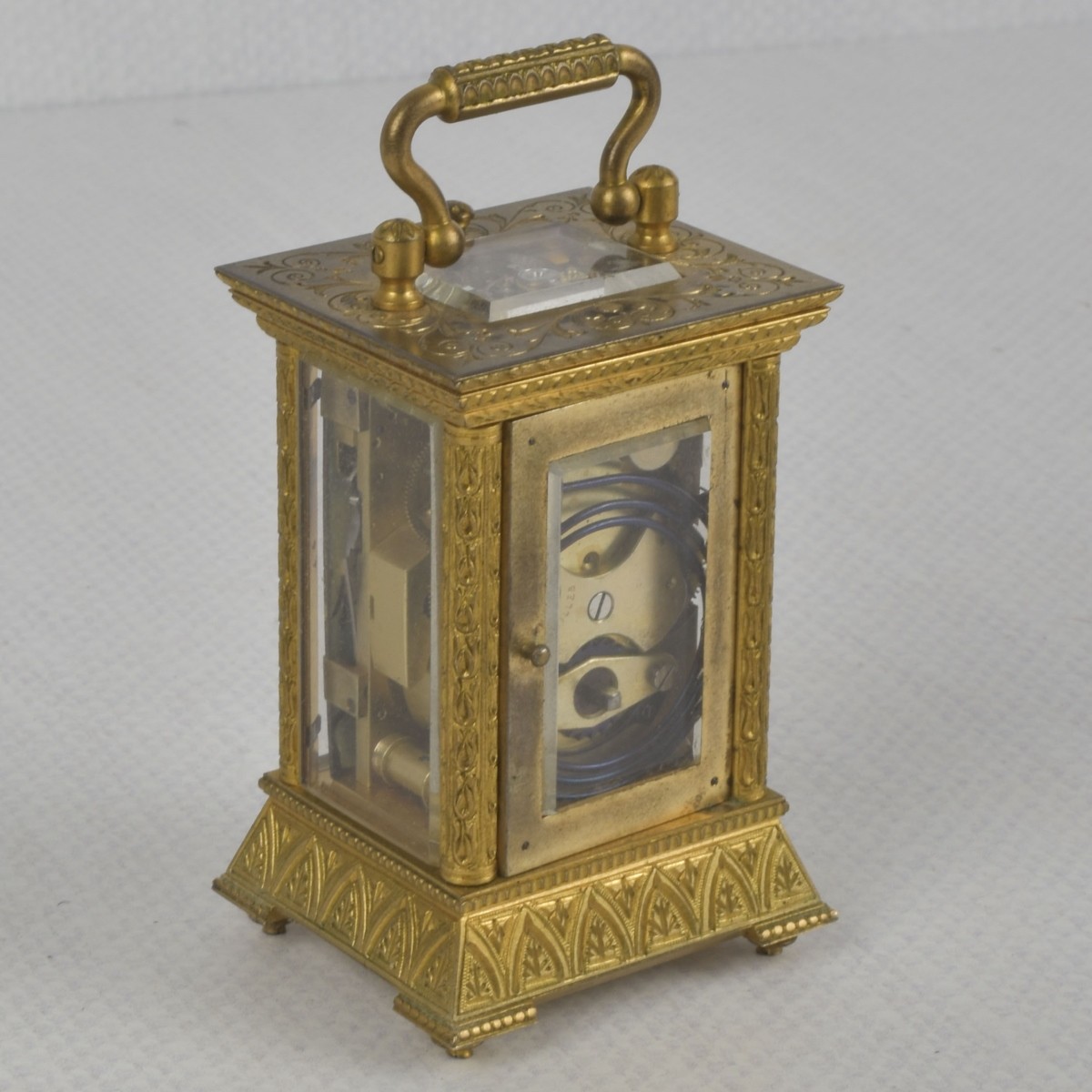 French Miniature Sonnerie Carriage Clock