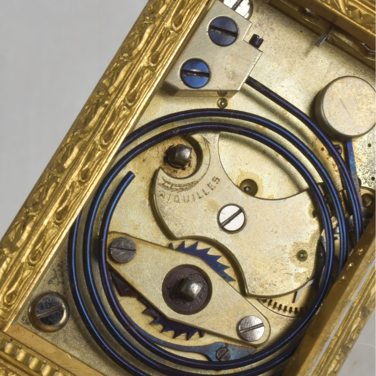 French Miniature Sonnerie Carriage Clock