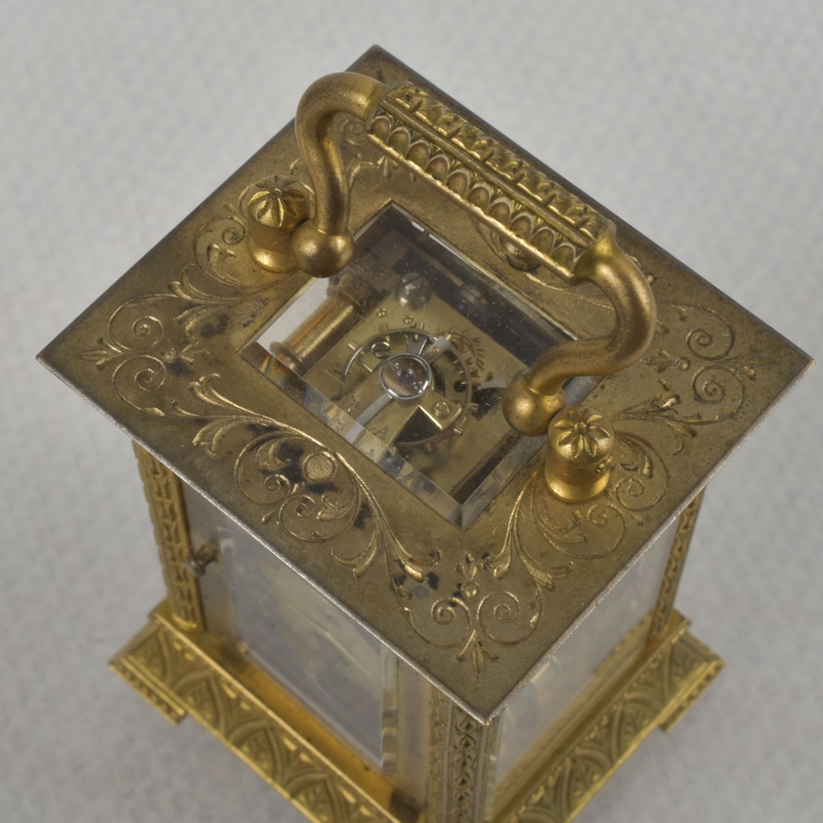 French Miniature Sonnerie Carriage Clock
