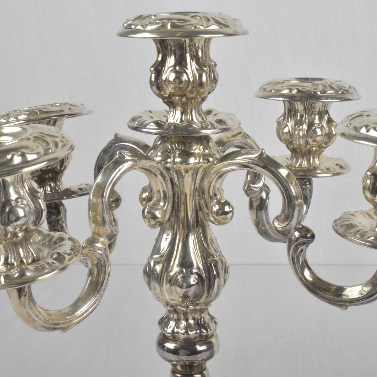 Camusso Sterling Silver Candelabrum