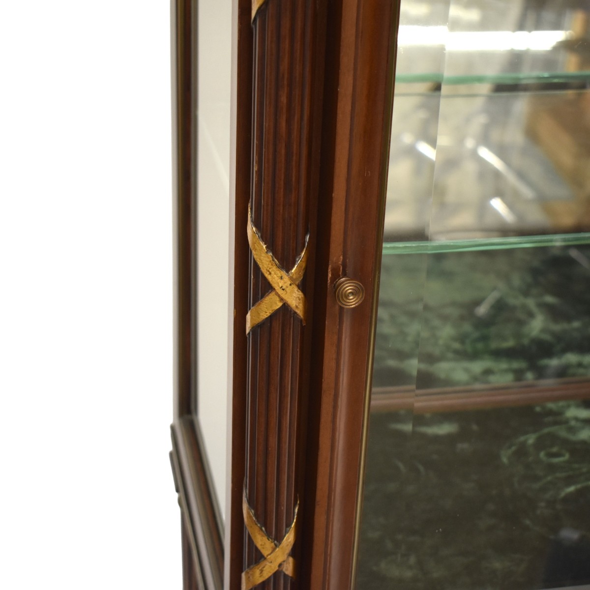Bronze Mounted Mahogany Vitrine