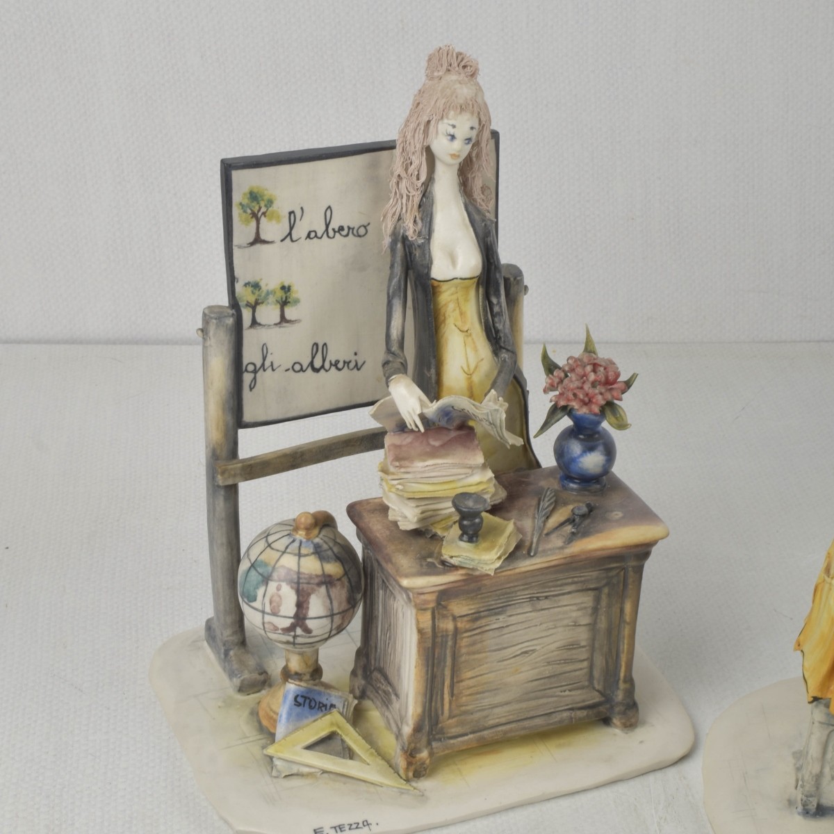 Vintage E. Tezza Capodimonte Sculptures