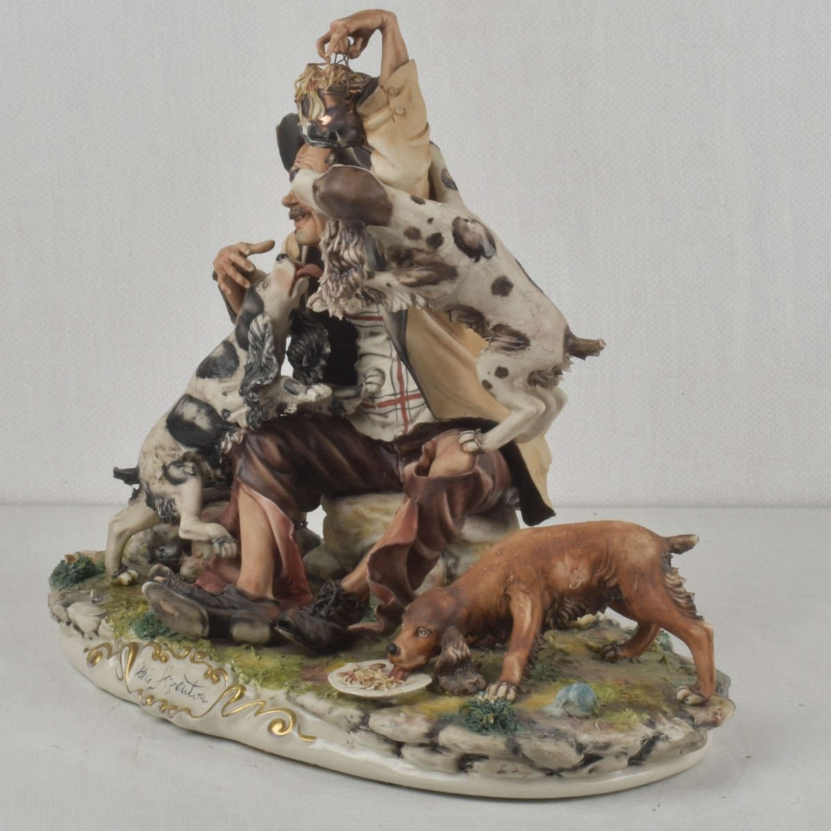 Italian Capodimonte Porcelain Sculpture