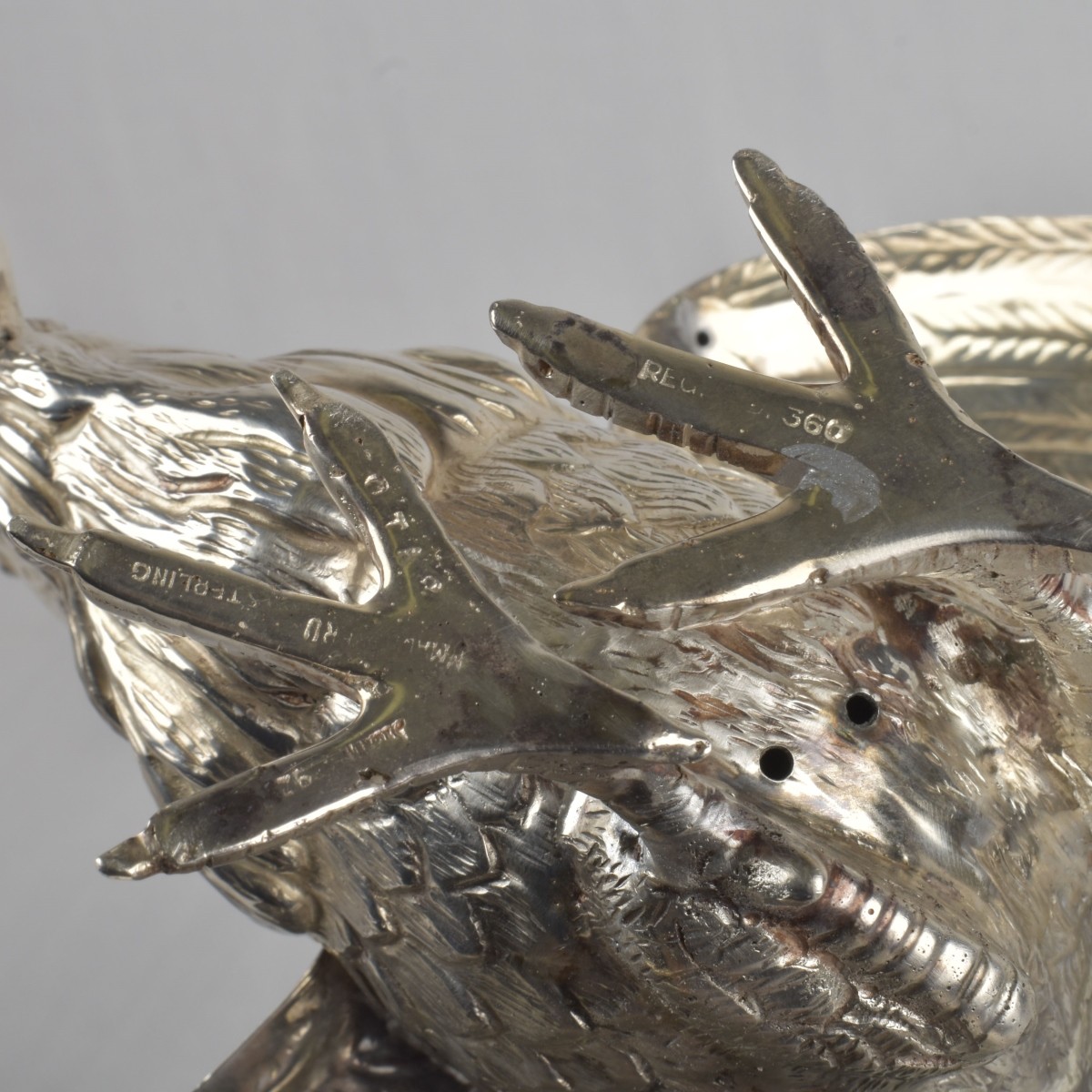 Camusso Sterling Silver Fighting Roosters