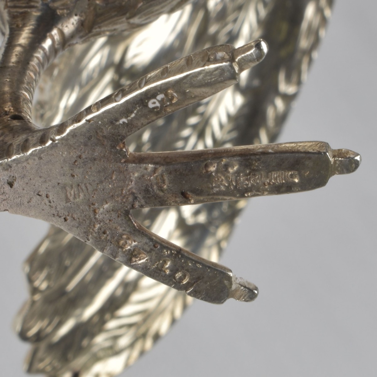 Camusso Sterling Silver Fighting Roosters