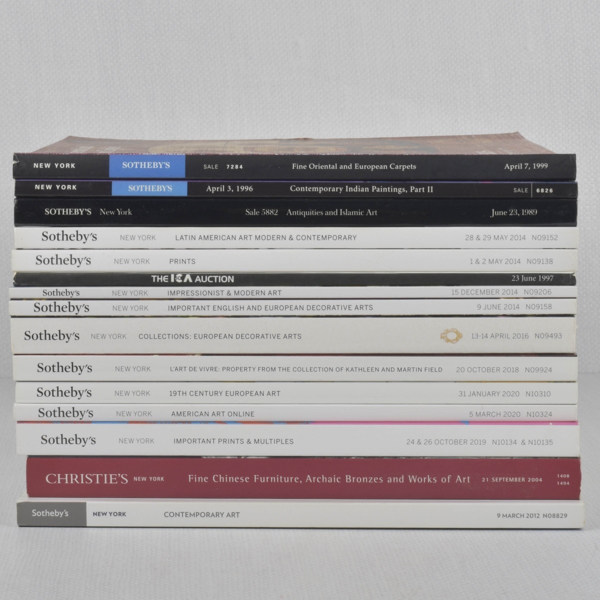Sotheby's Auction Catalogs