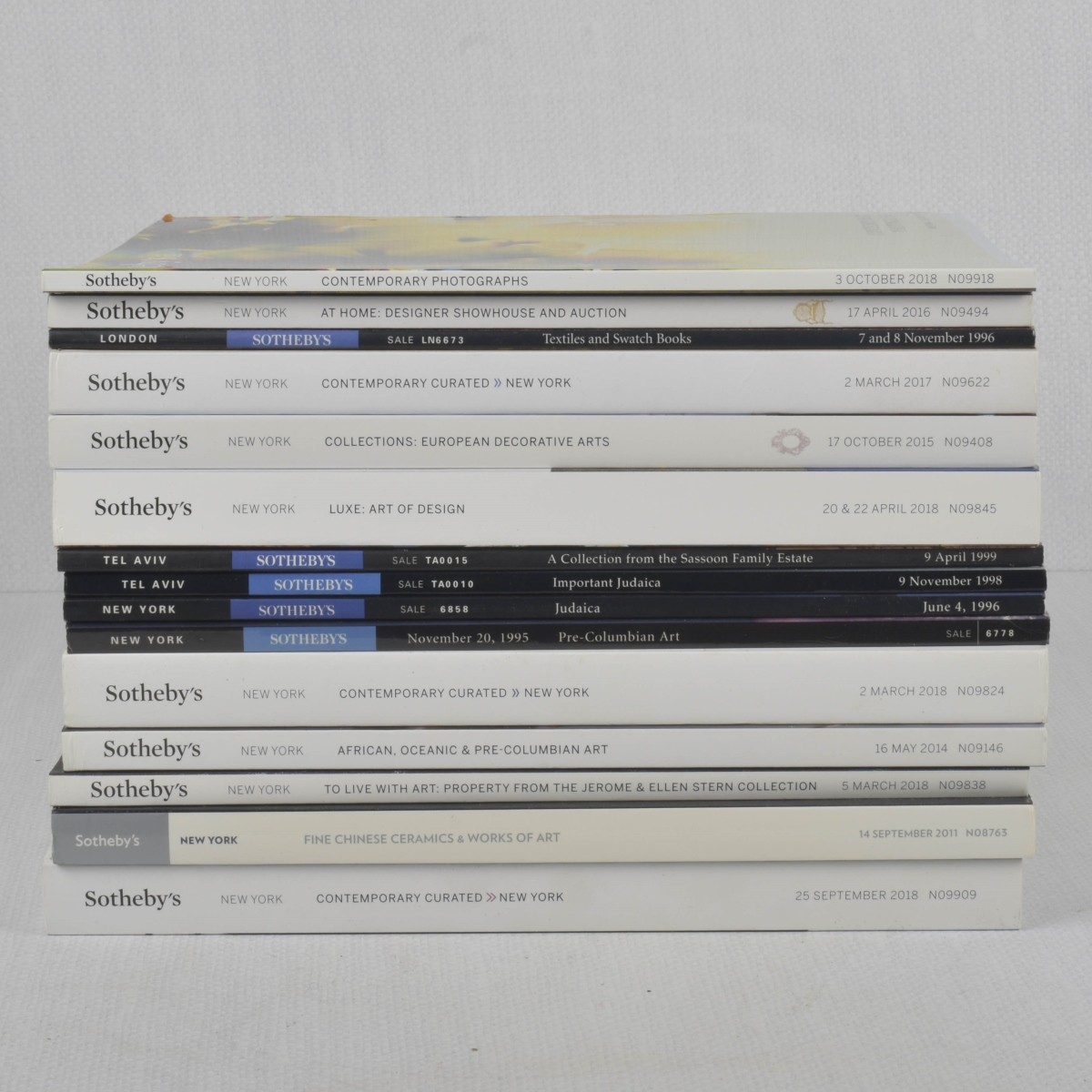 Sotheby's Auction Catalogs