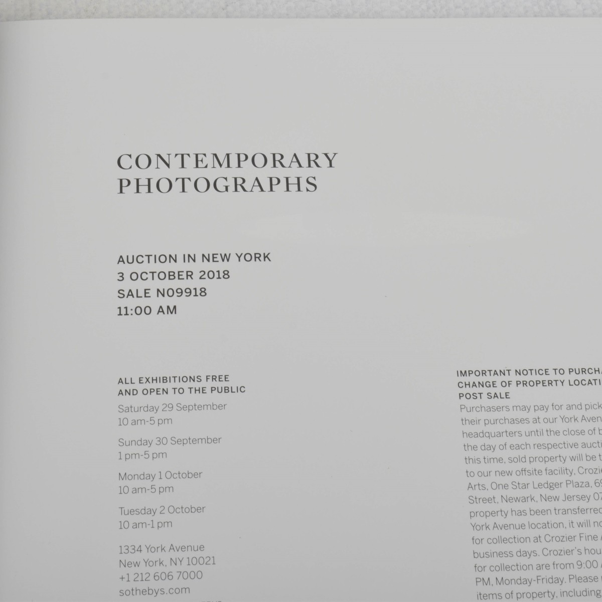 Sotheby's Auction Catalogs