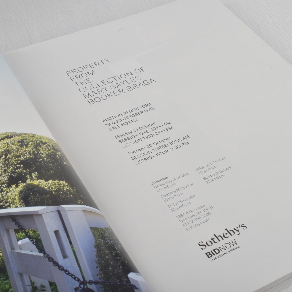 Sotheby's Auction Catalogs