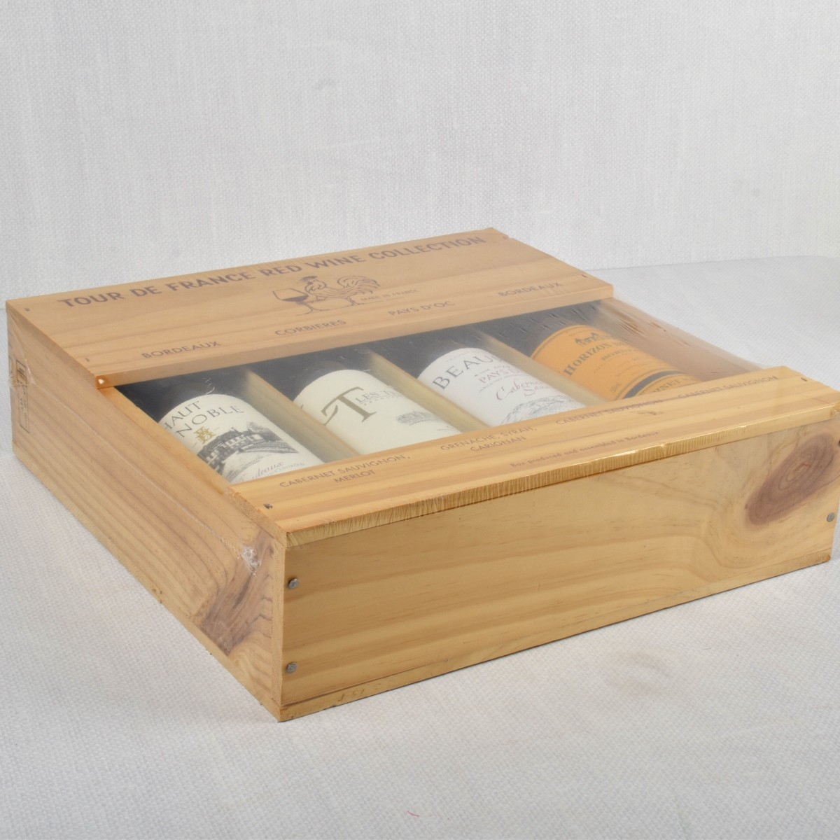 Bottles of French Wine