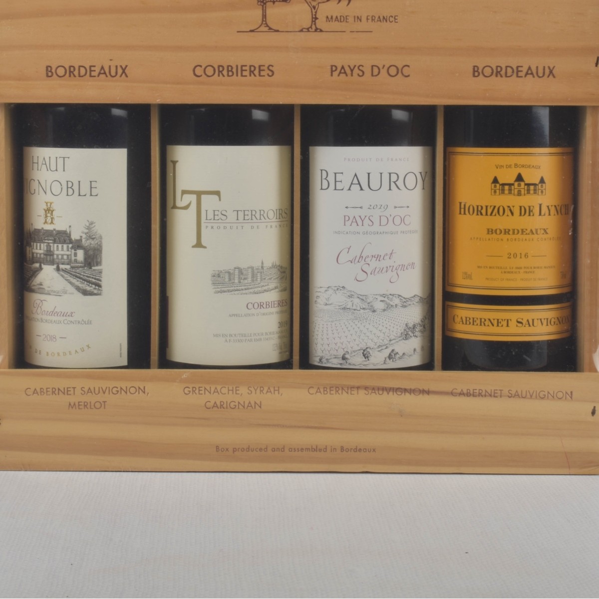 Bottles of French Wine