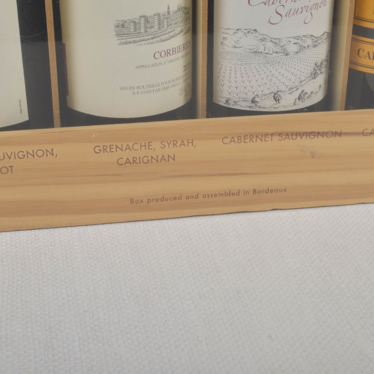 Bottles of French Wine