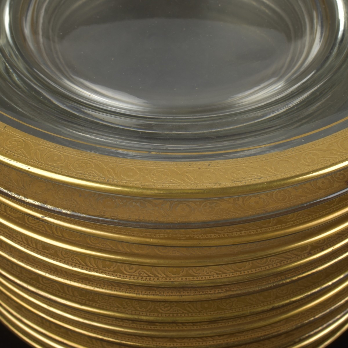 Tiffin Franciscan Glass Plates