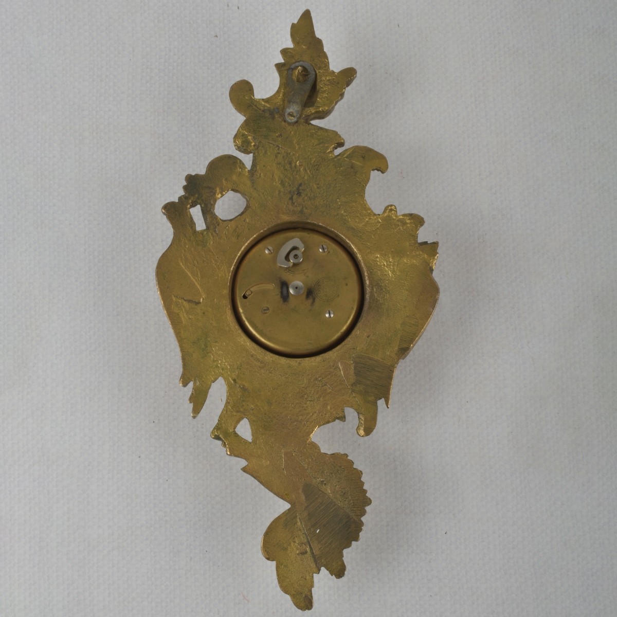 French Bayard Gilt Bronze Clock
