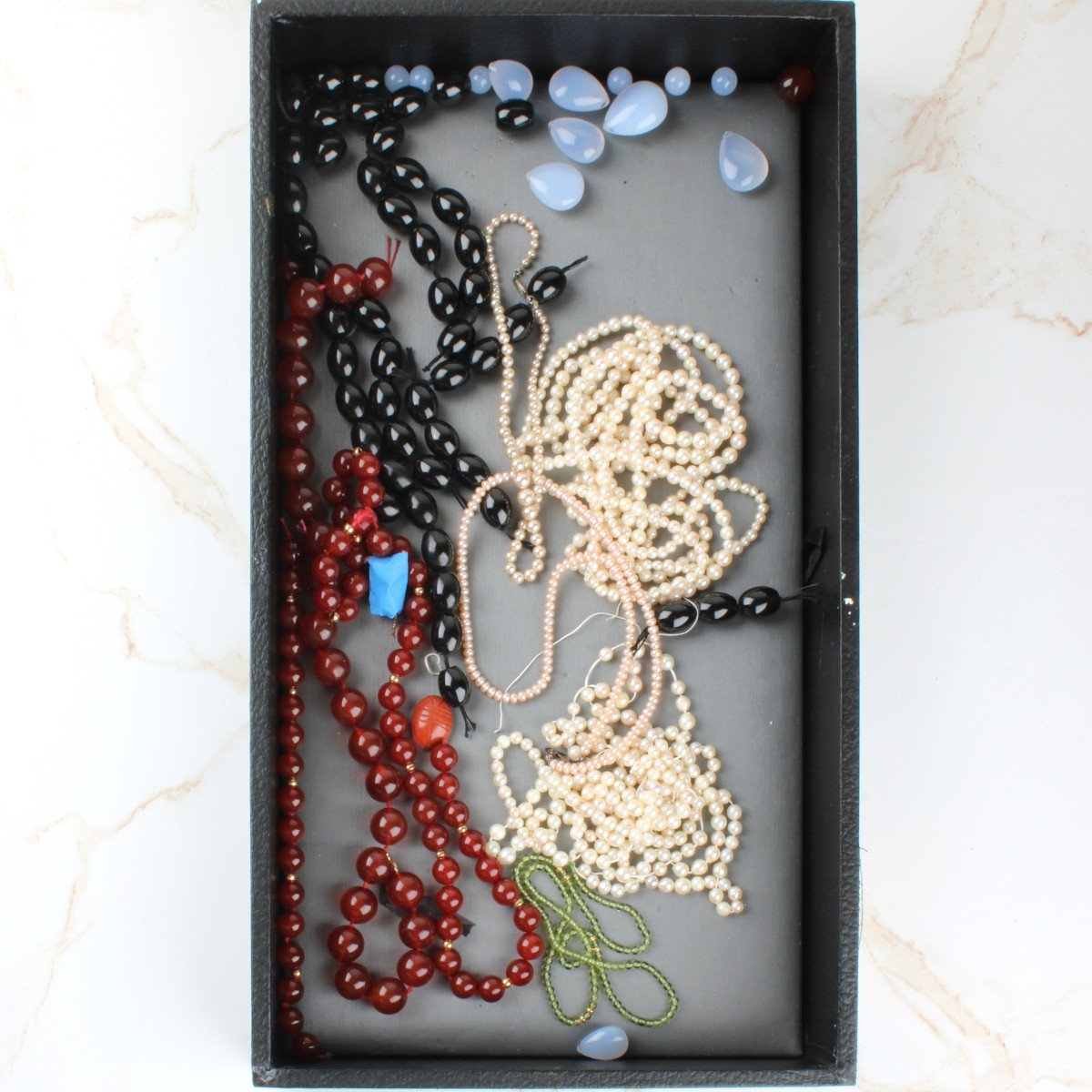 Pearls and Hardstone Beads