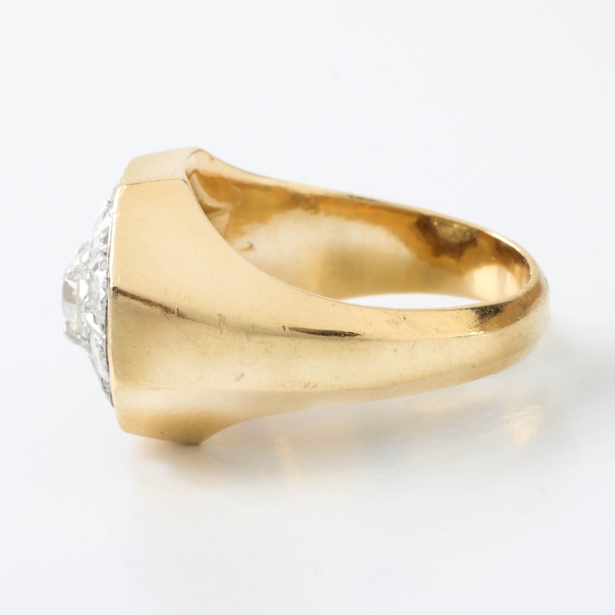 Diamond and 18K Ring