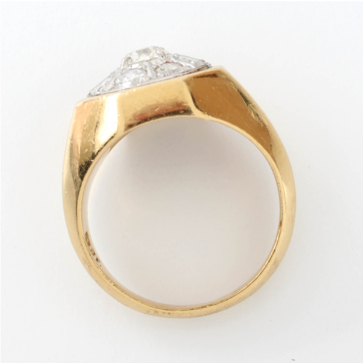 Diamond and 18K Ring