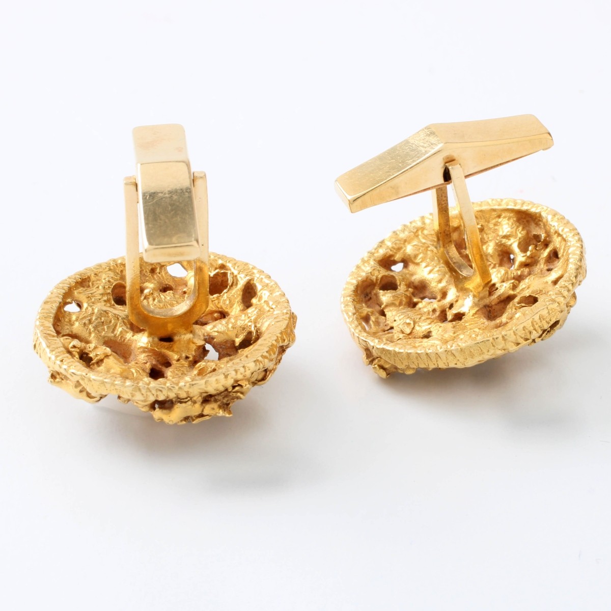 Diamond and and 14K Cufflinks