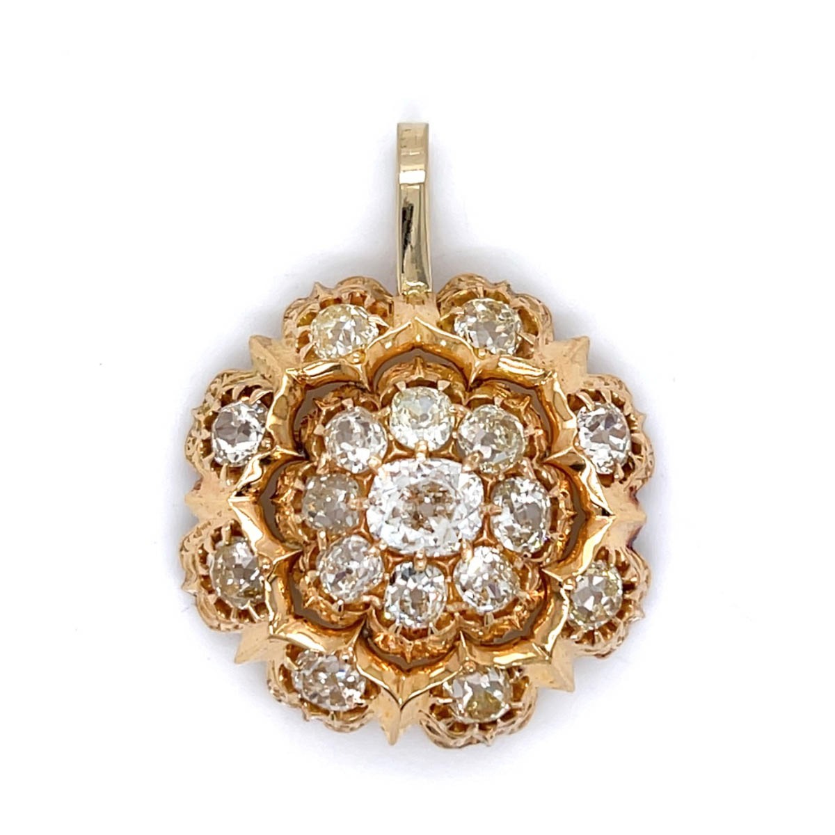 Diamond and 18K Pendant