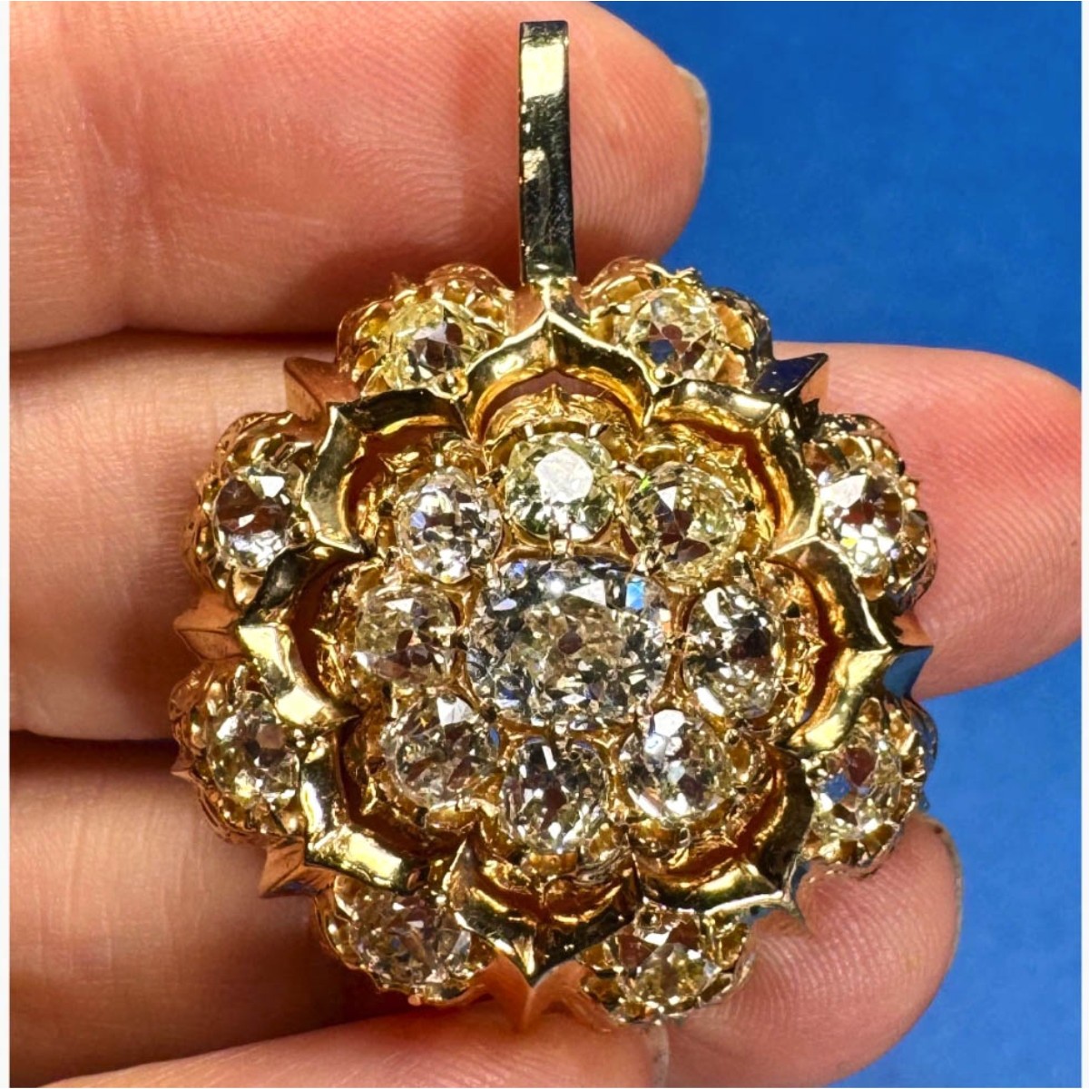 Diamond and 18K Pendant