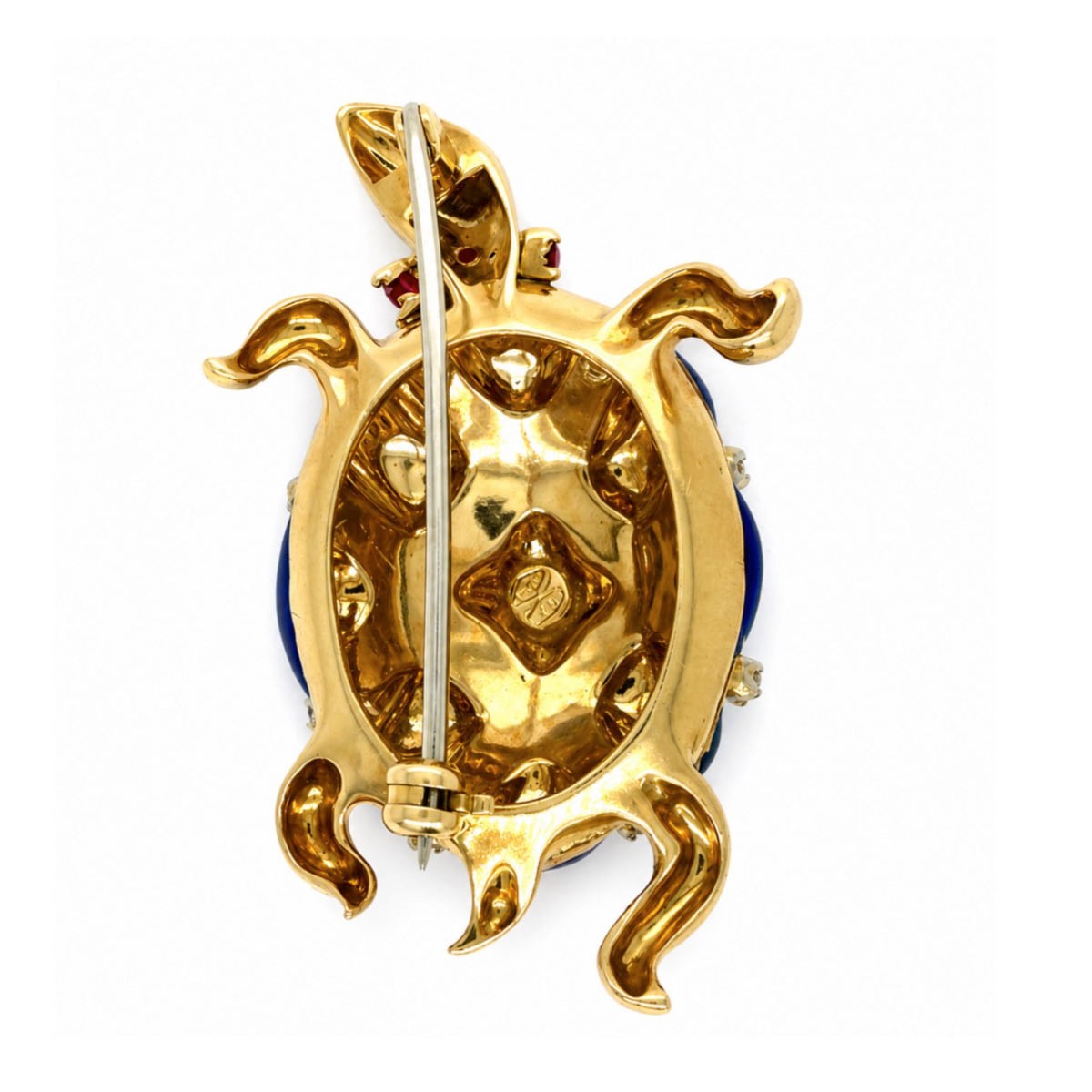 18K Turtle Brooch