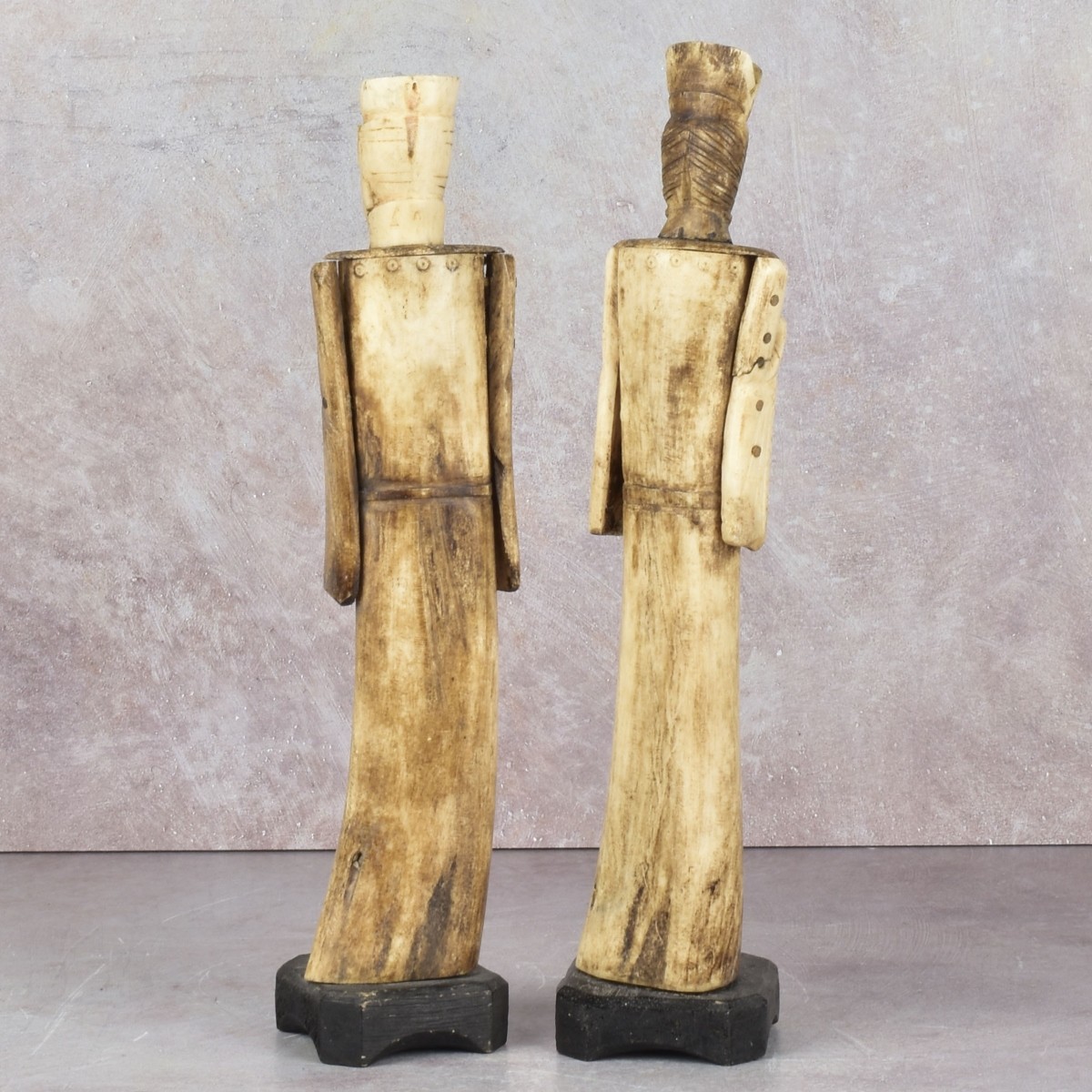 Antique Carved Chinese Figures