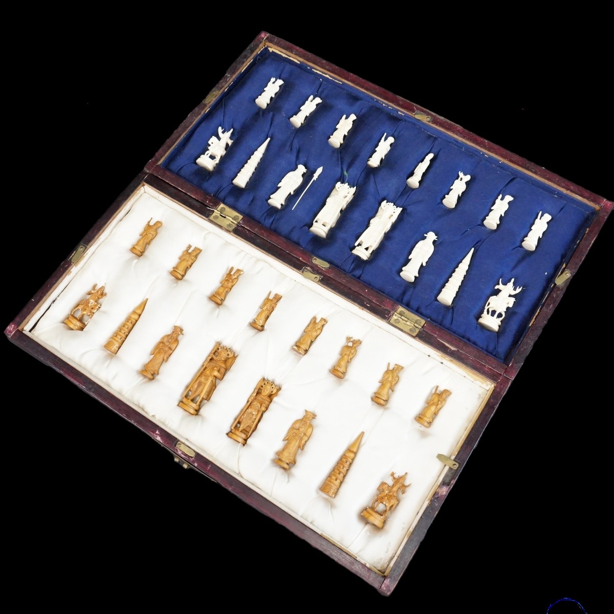 Antique Chinese Chess Set