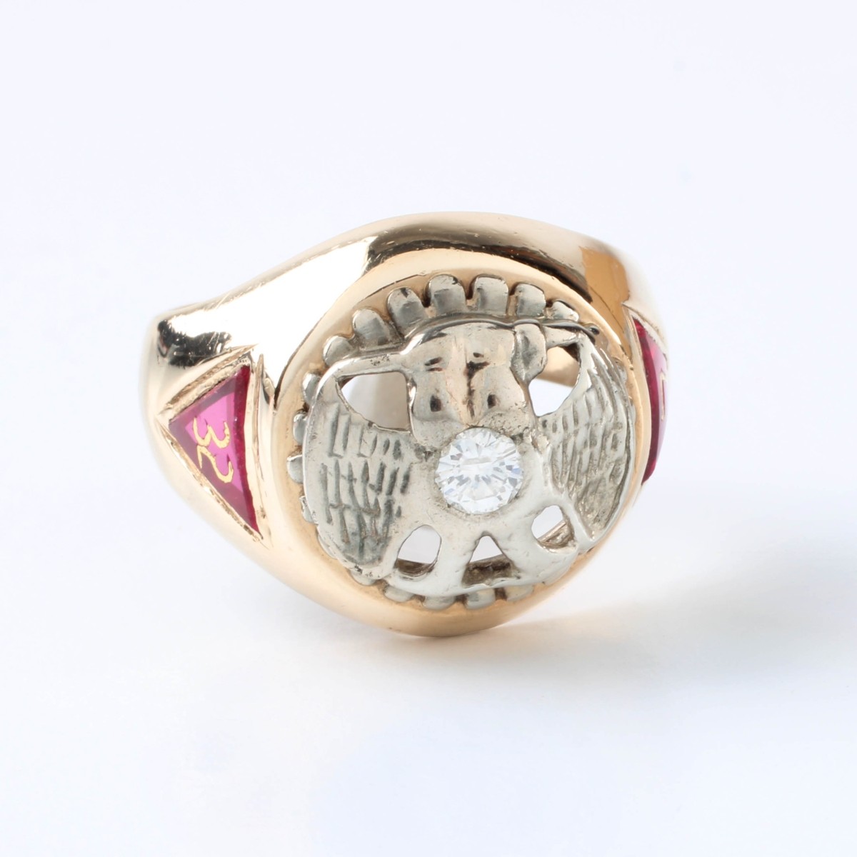 Deco Diamond and 12K Ring