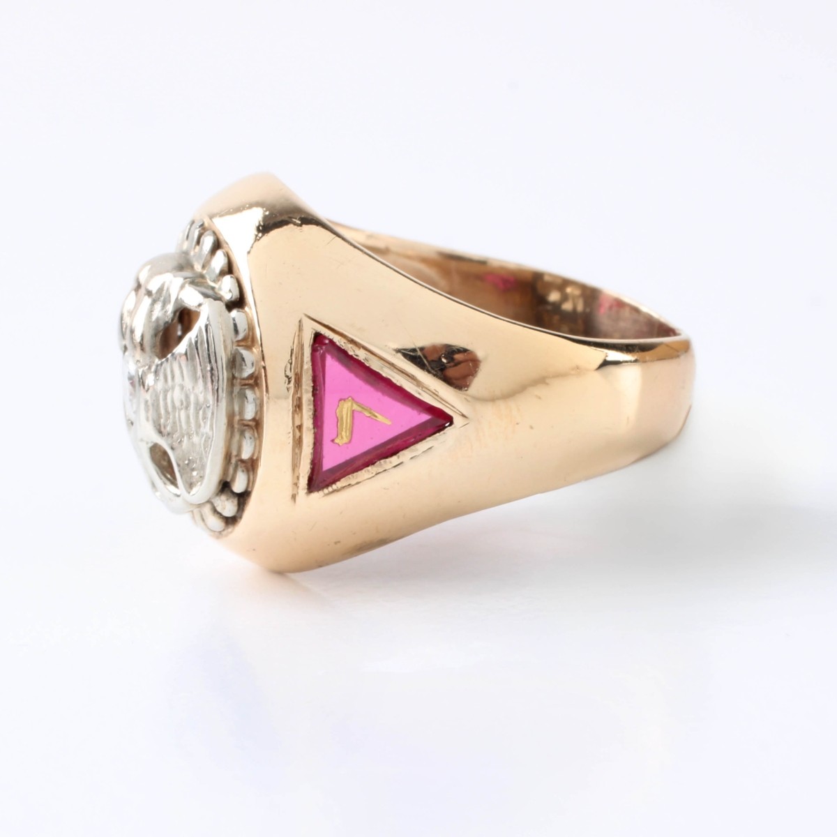 Deco Diamond and 12K Ring