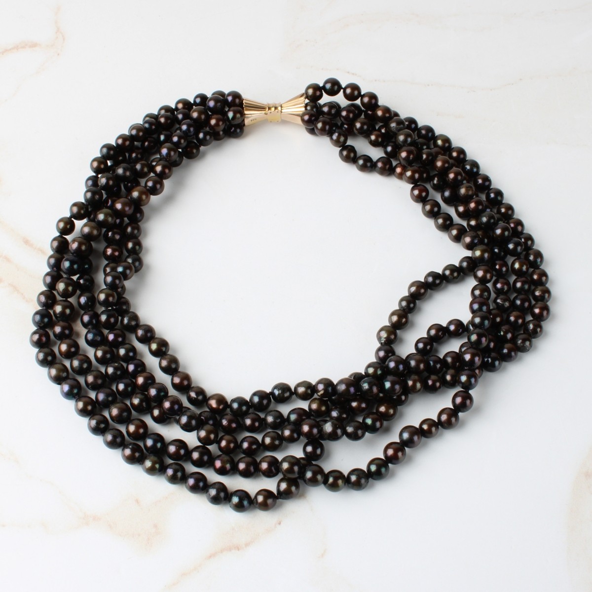 Black Pearl Necklace