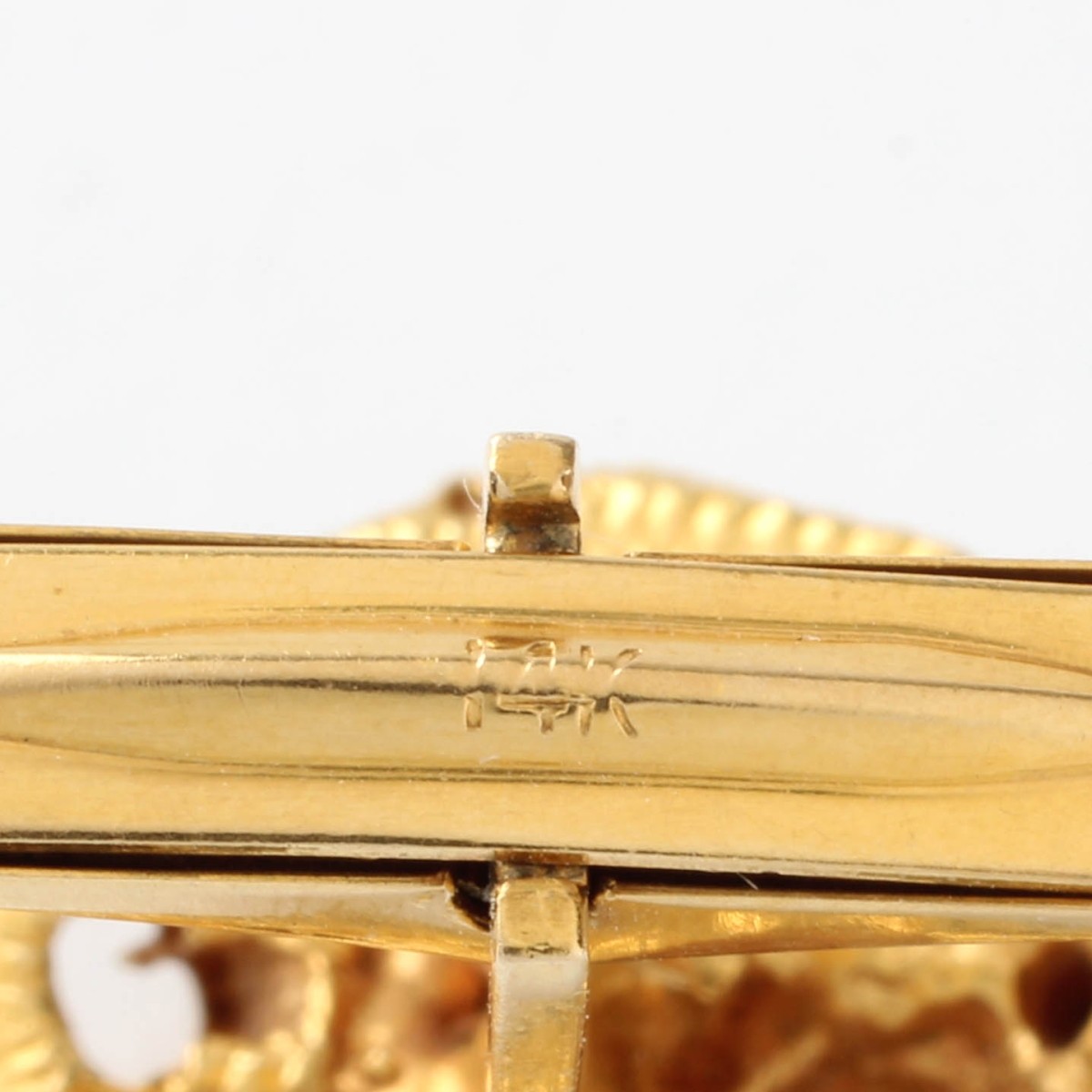 Diamond and 14K Cufflinks