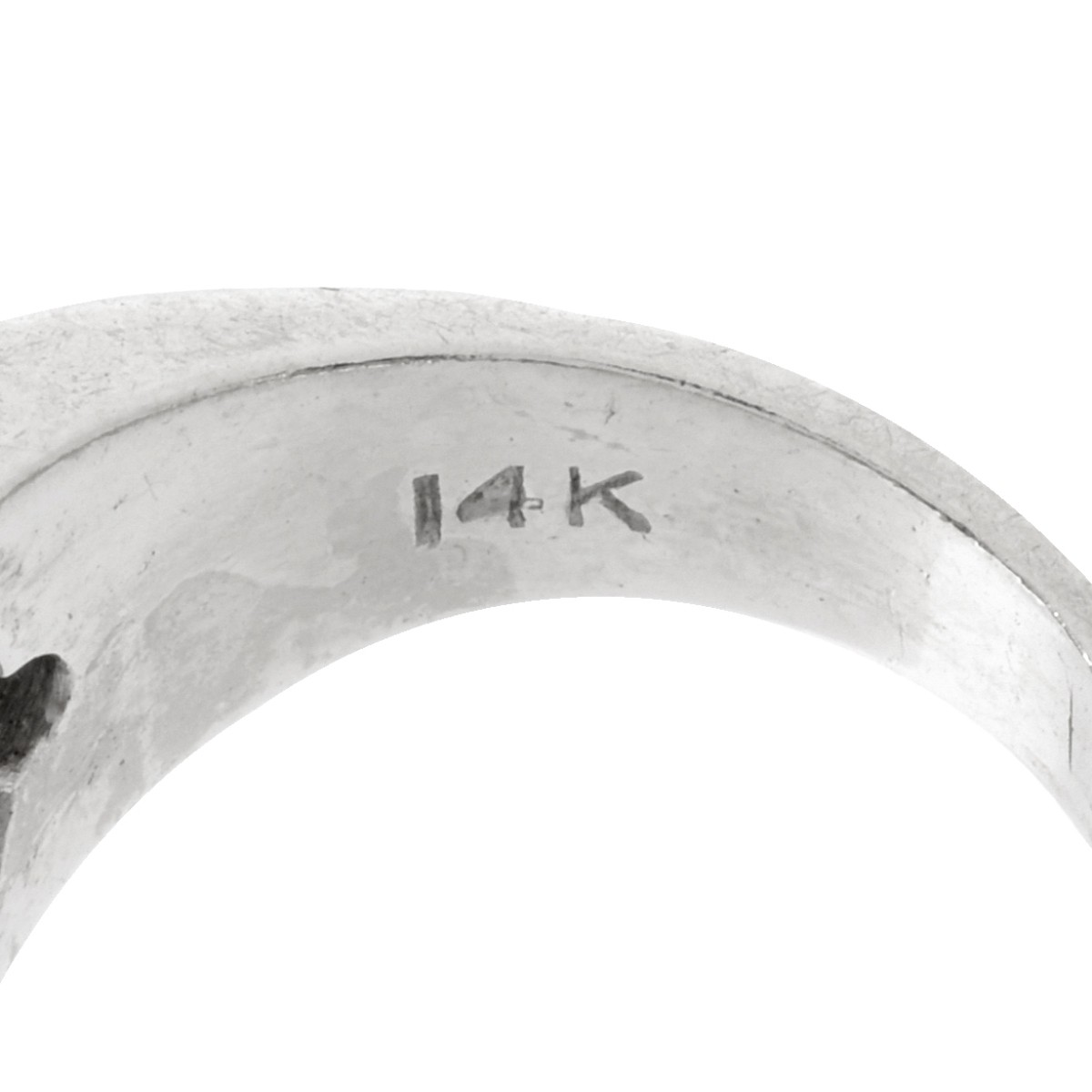 Star Sapphire, Diamond and 14K Ring