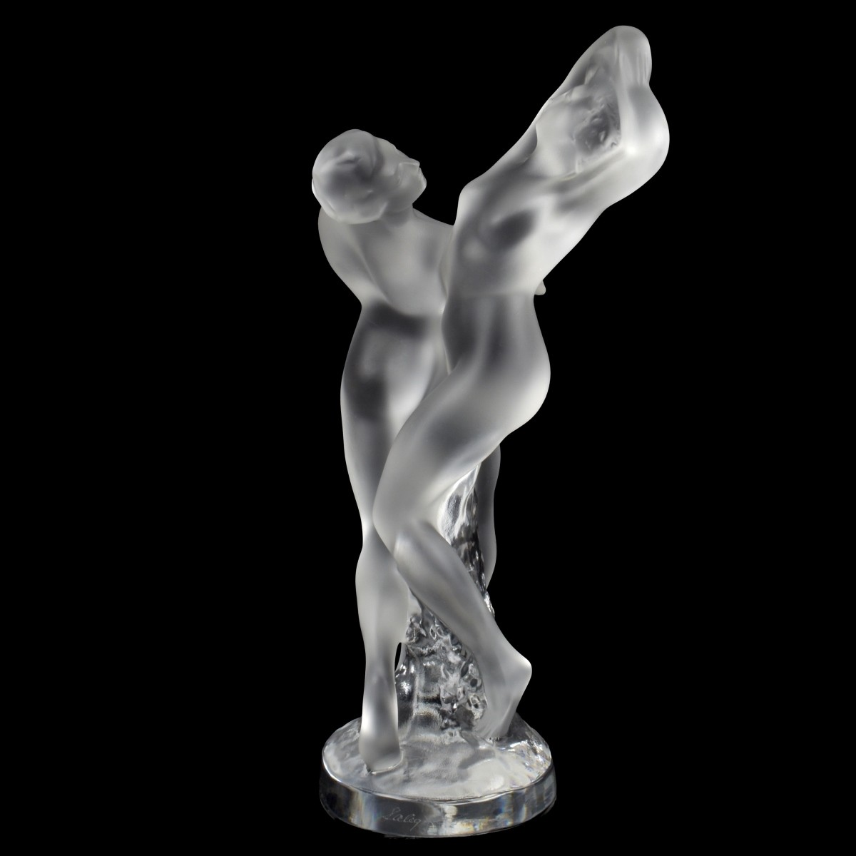 Lalique France "Two Dancers" Sculpture