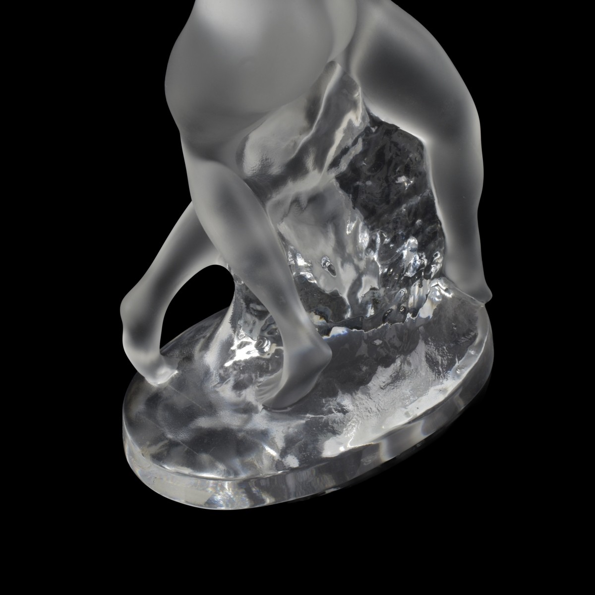 Lalique France "Two Dancers" Sculpture