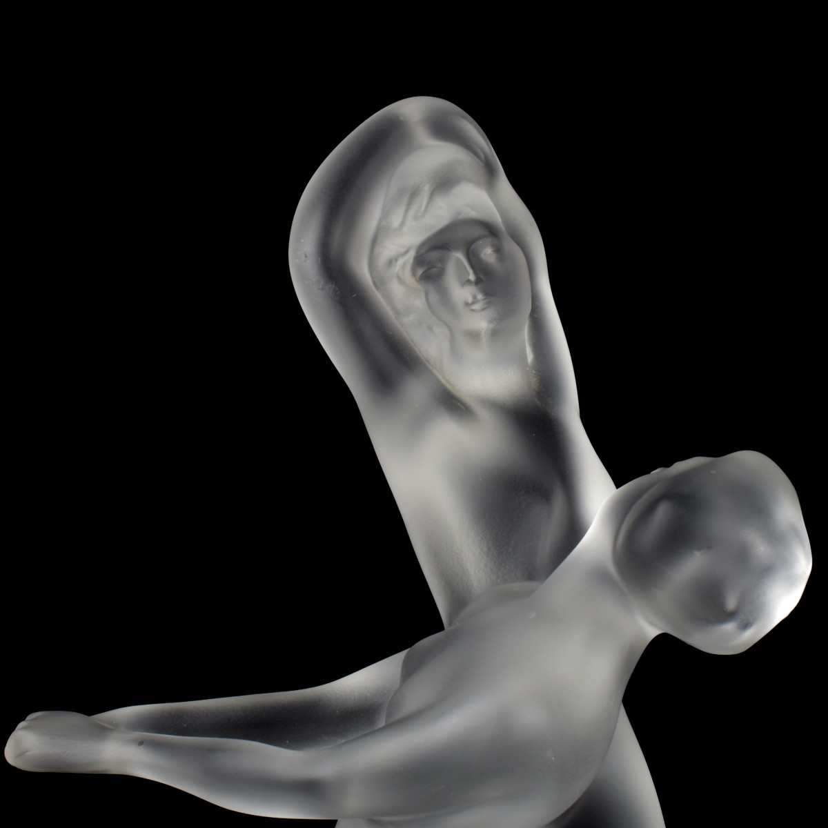 Lalique France "Two Dancers" Sculpture